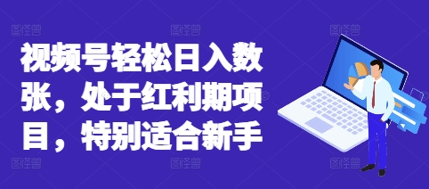 视频号轻松日入数张,处于红利期项目,特别适合新手-蓝天网创